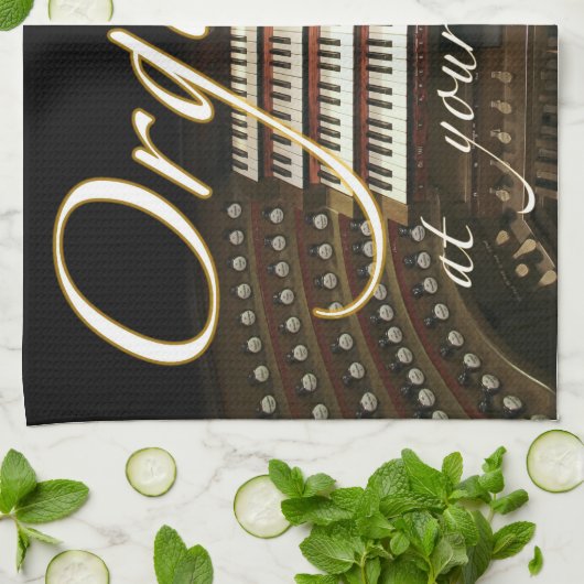 Organiseren in uw servicetechtoek theedoek (Gevouwen)