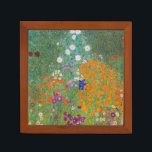 Organiseur De Bureau Gustav Klimt - Jardin des fleurs<br><div class="desc">Jardin aux fleurs - Gustav Klimt en 1905-1907</div>