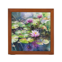 JOLIE EAU DE COULEUR D'EAU FLEURS ET LILYPADES