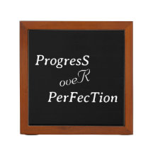 Progress Over Perfection Inspirador y Elegante