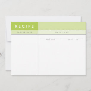 organiseur de CARTES DE RECETTES MODERNES bloc min