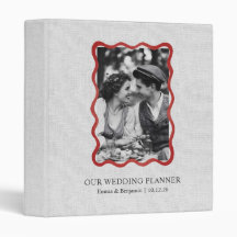 Organiseur de mariage avec photo de couple personn