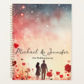 Organiseur de mariage Cœurs et Roses (Devant)