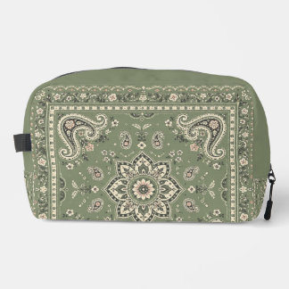 Organiseur de sac à motifs paisley bandana vert sa