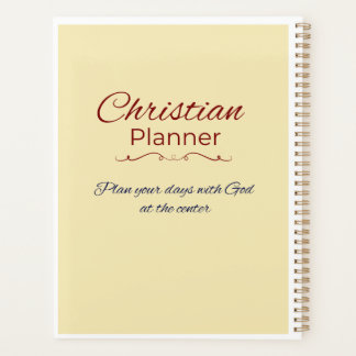 Organiseur de vie quotidienne chrétien – 7 pages d