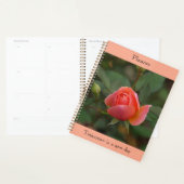 Organiseur Rose Corail (Devant avec enveloppe)