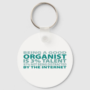 Organist 3% Talent Sleutelhanger