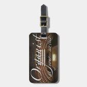 Organiste à votre étiquette de bagage de service (Devant Vertical)