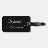 Organiste à votre étiquette de bagage de service (Dos horizontal)