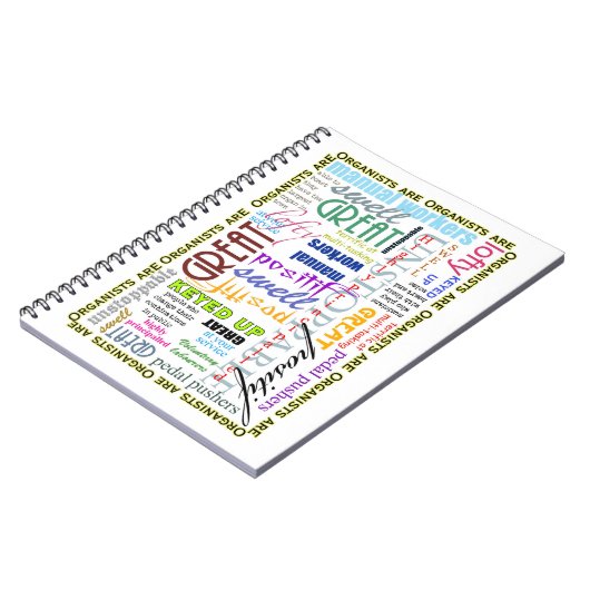 Organisten zijn allemaal notebooks notitieboek (Linkerzijde)