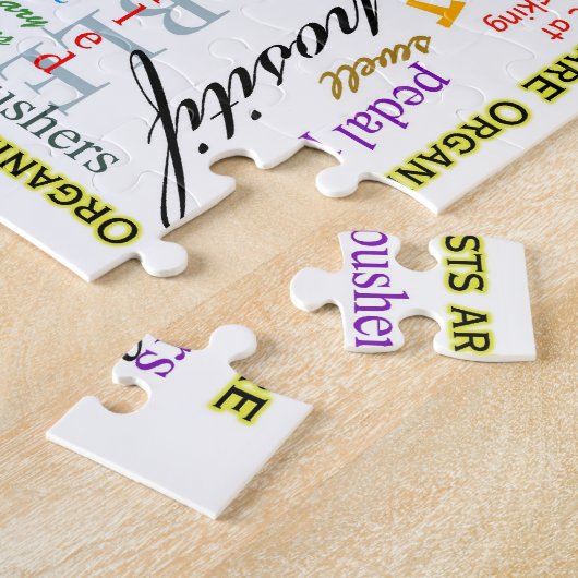 Organisten zijn alles wat Puzzle is Legpuzzel (Zijkant)