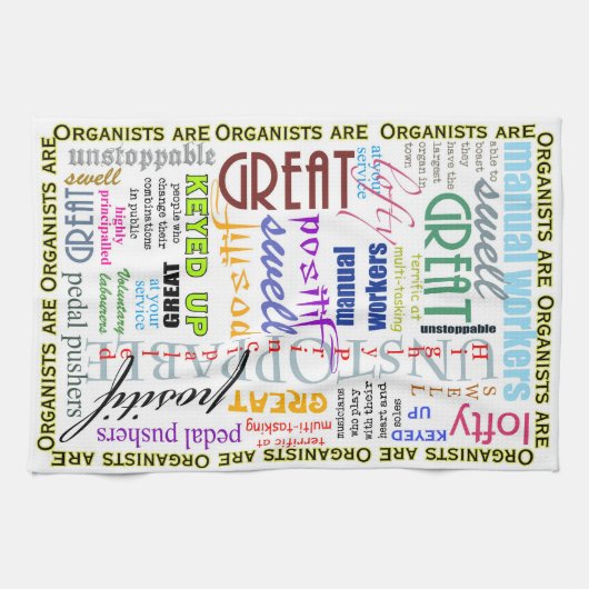 Organisten zijn dat. . .  theedoek (Horizontaal)