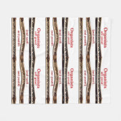 Organists are great blanket for cold concerts fleece deken (Voorkant (Horizontaal))