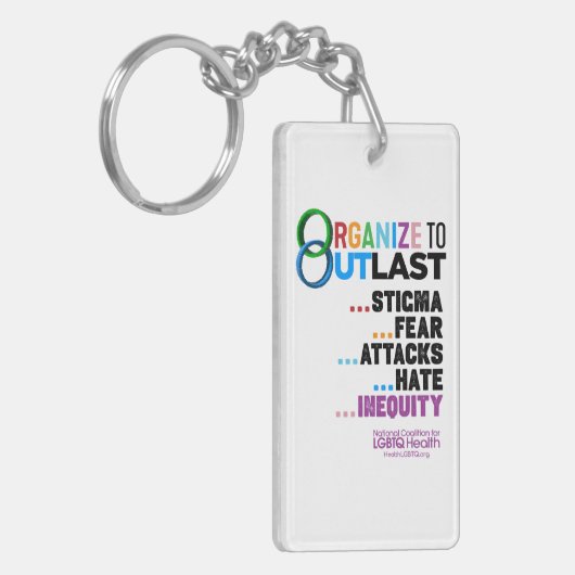 Organize to Outlast Keychain (Voorkant Links)