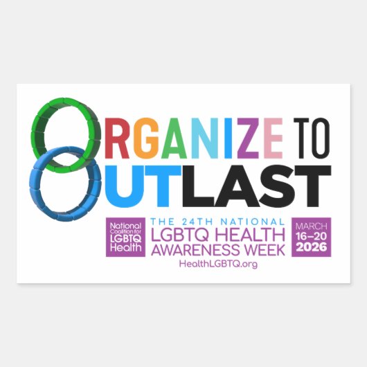 Organize to Outlast Sticker (Voorkant)