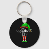 Organized Elf Group Matching Family Christmas Sleutelhanger (Voorkant)