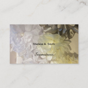 Organza Stoffen Bloemen Visitekaartje