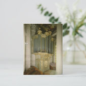 Orgel in de kapel briefkaart (Staand voorkant)