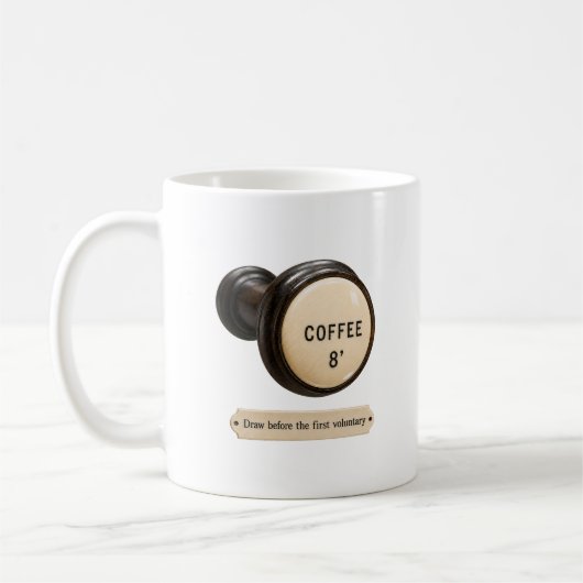 Orgel koffie stop mok (Links)