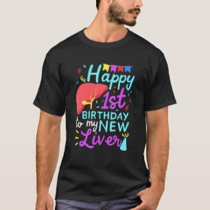 Orgel Ontvanger Overlevende - Gelukkige 1e Verjaar T-shirt