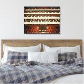 Orgelconsole Canvas Afdruk (Insitu (Slaapkamer))