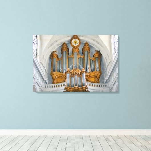 Orgelconsole Canvas Afdruk (Insitu (Houten vloer))