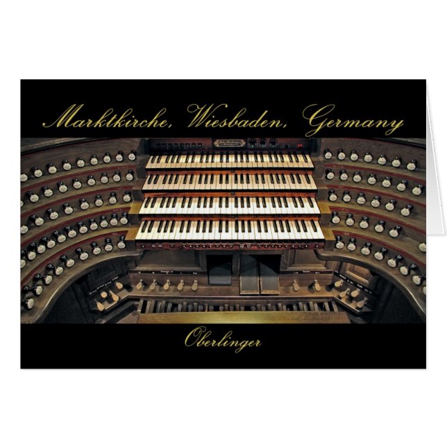 Orgue à tuyau Wiesbaden (Devant Horizontal)