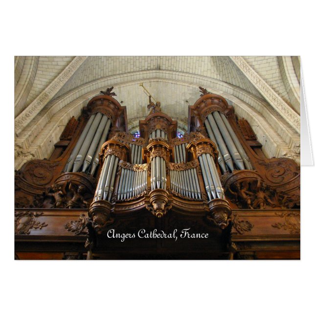 orgue de la cathédrale d'Angers, France (Devant horizontal)