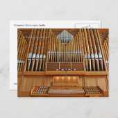 Orgue de l'église St Stephen, Seattle, carte posta (Devant / Derrière)