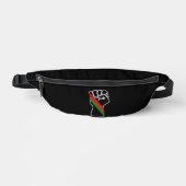 orgueil noir poing vert rouge pan drapeau africain (Recto)