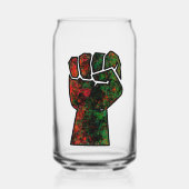 orgueil noir poing vert rouge pan drapeau africain (Recto)