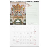 Orgues de tuyauterie à leur place calendrier verti (Mar 2026)