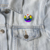 Orgulho LGBT Ronde Button 3,2 Cm (In situ)