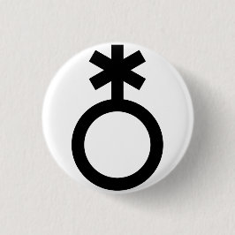 Orgulho Não Binárie Ronde Button 3,2 Cm