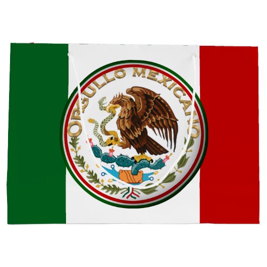Orgullo Mexicano (Eagle van Mexicaanse vlag) Large Cadeautasje (Achterkant)