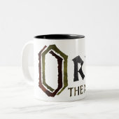 Ori Name Tweekleurige Koffiemok (Voorkant links)