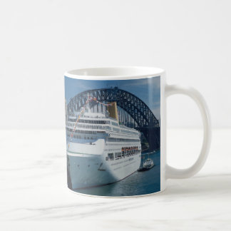 Oriana-passagiersschip voor de eerste reis, harbo koffiemok