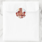 Orient Cruises Big Funnel Ronde Sticker (Tas)