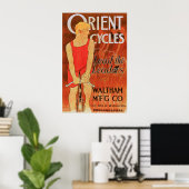 Orient Cycles - Poster Vintage pour vélos (Bureau à domicile)