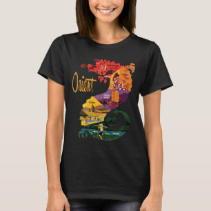 Oriënt Draak Mythische Gouden Reis T-shirt