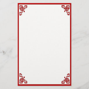 Orient Express in Red Briefpapier