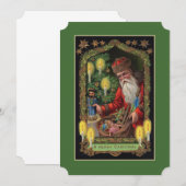 Orient Express-kerstuitnodiging Kaart (Voorkant / Achterkant)