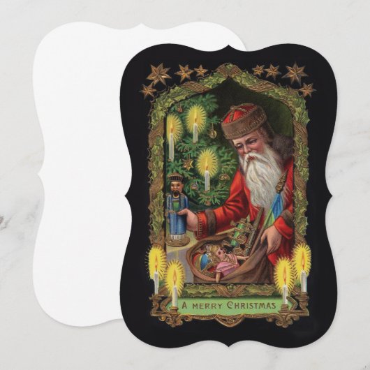 Orient Express Père Noël Invitation (Devant / Derrière)