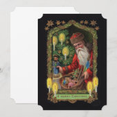 Orient Express Père Noël Invitation (Devant / Derrière)