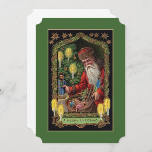 Orient Express Père Noël Invitation (Devant / Derrière)