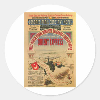 Orient Express Ronde Sticker