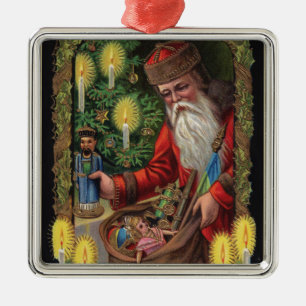 Orient Express Santa Metalen Ornament