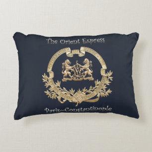 Orient Express Train Logo~Paris/Constantinopel ~ Accent Kussen