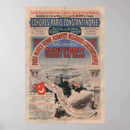 Orient Express  Travel Print (Voorkant)
