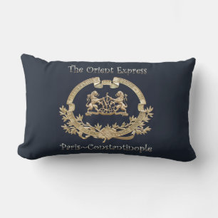Orient Express Trein Logo~Parijs/Constantinopel ~ Kussen